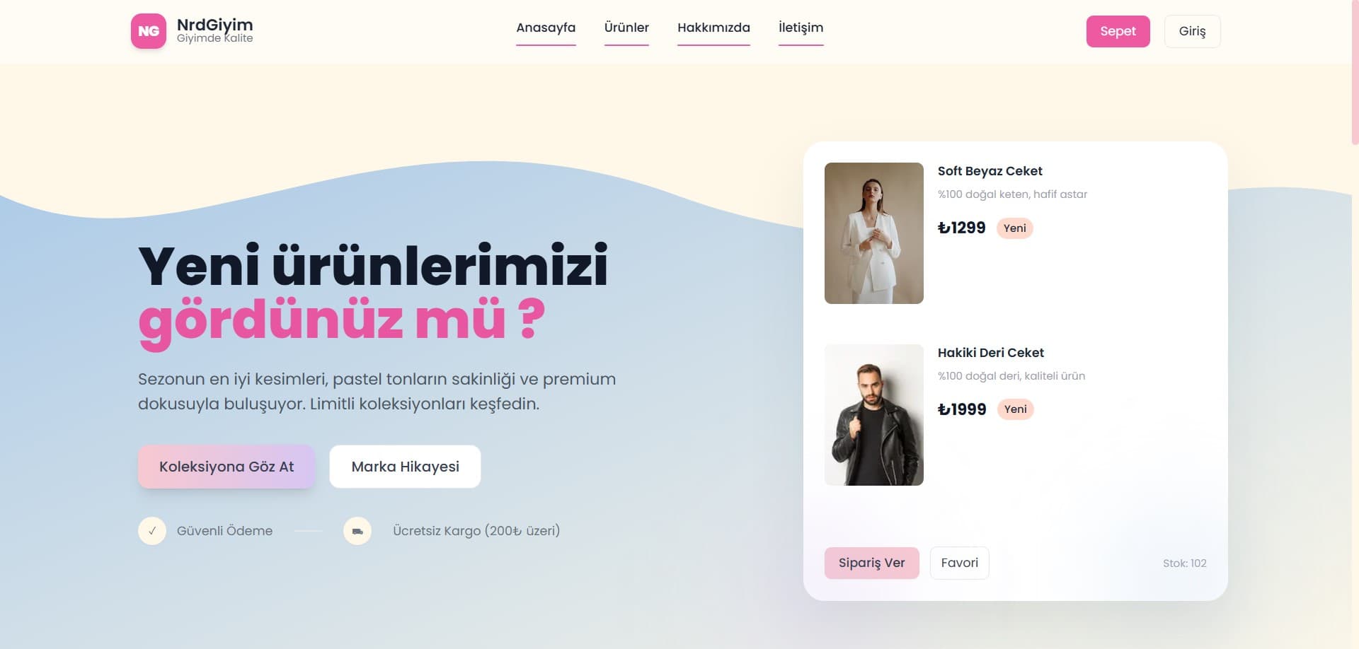 Nrd Giyim ekran görüntüsü