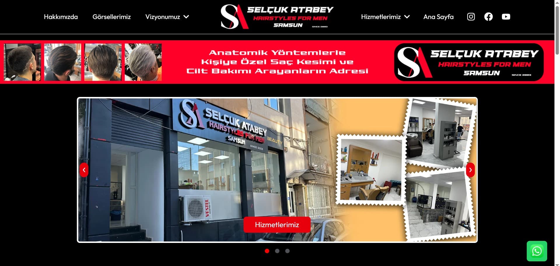 Selçuk Atabey Kuaför Salonu ekran görüntüsü