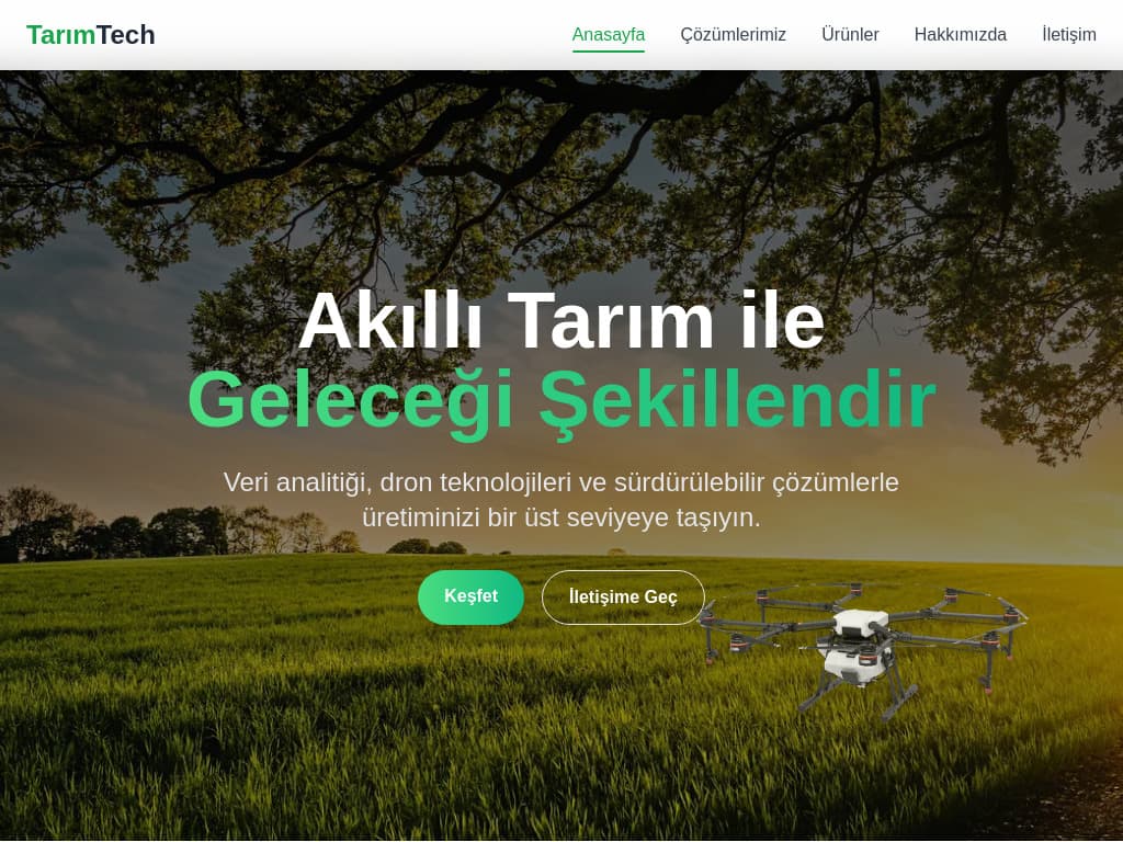 Screenshot of Agriculture Tech