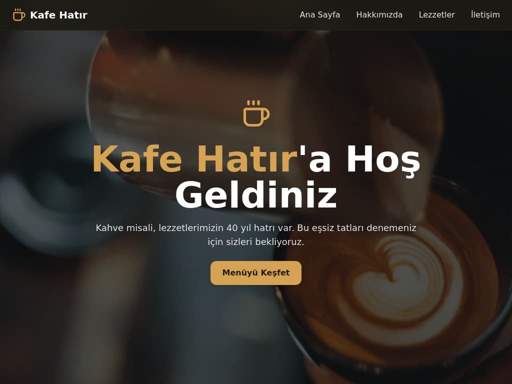 Kafe Hatır ekran görüntüsü