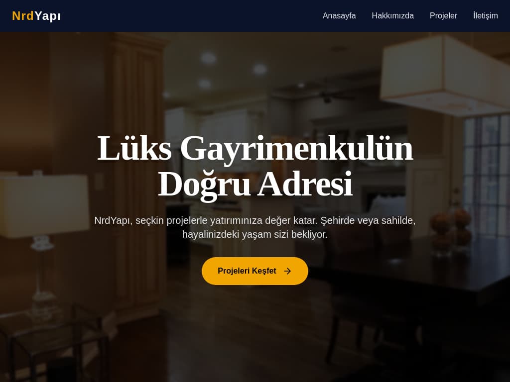Nrd Yapı ekran görüntüsü